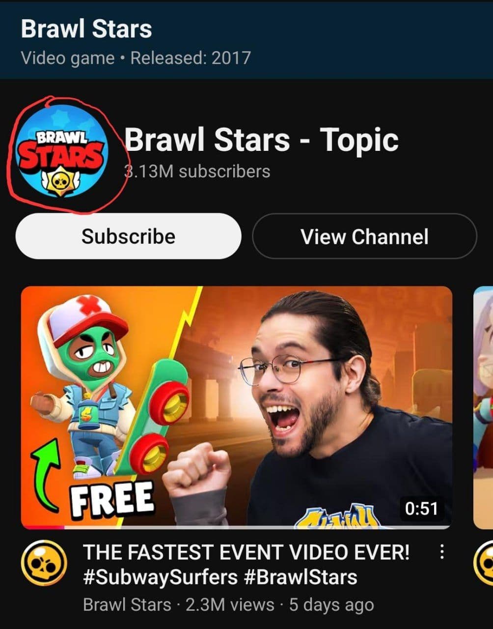 Brawl Stars возвращается к старому логотипу на YouTube