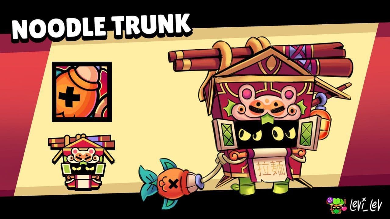 Supercell представляет новый концепт-скин для Brawl Stars: «Китайская Лапша Транк»