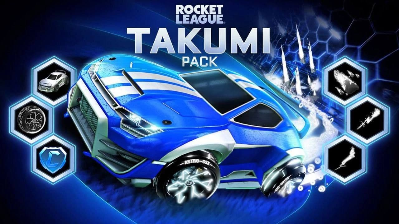 В Fortnite добавится автомобиль Takumi из Rocket League в обновлении 9 сентября