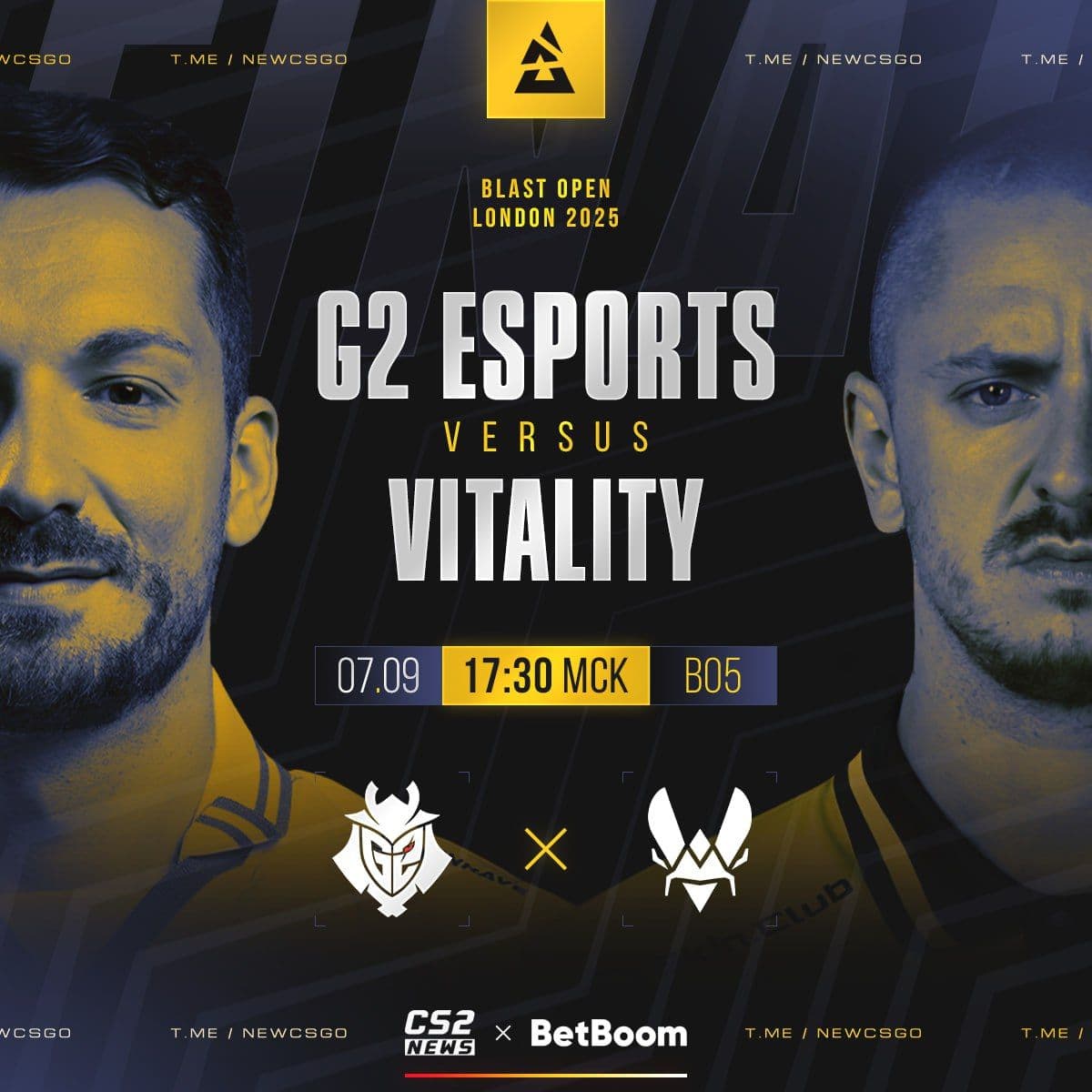 G2 и Vitality сразятся в финале BLAST Open London 2025