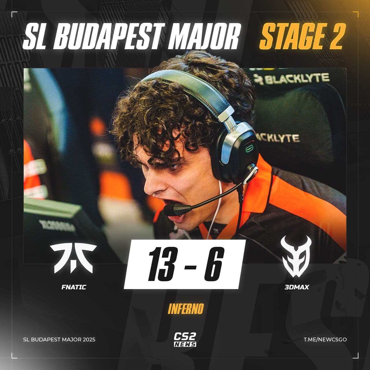 FNATIC начинают победное шествие на мейджоре по Counter-Strike 2