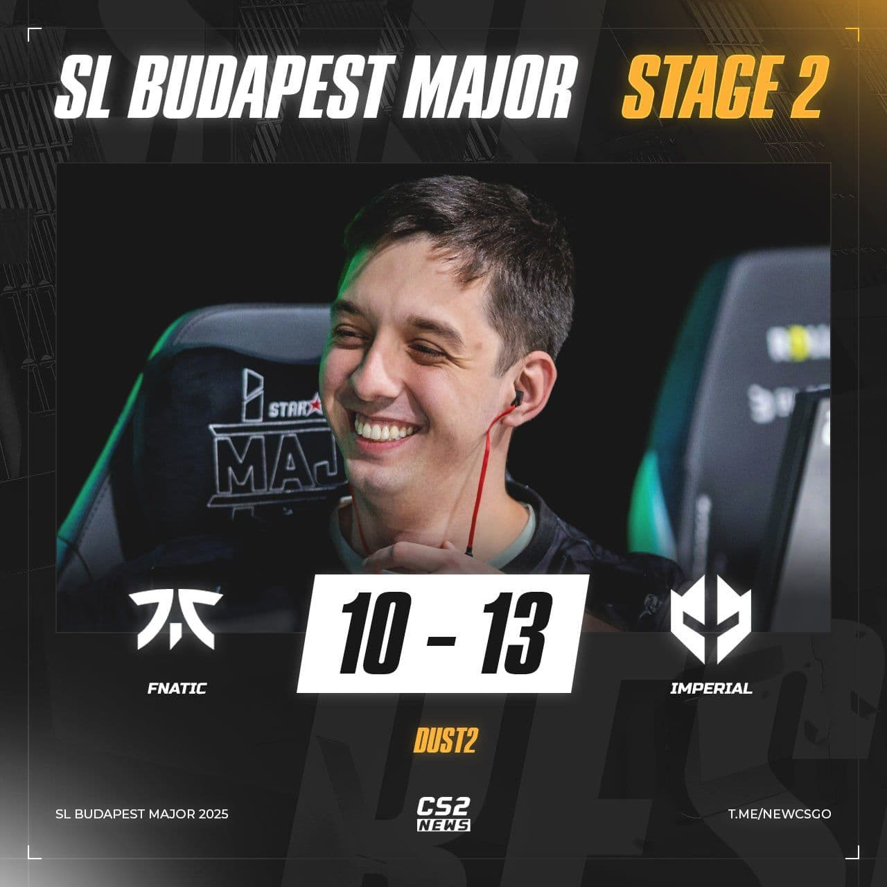 Imperial на шаг ближе к плей-офф, а fnatic в сложной ситуации