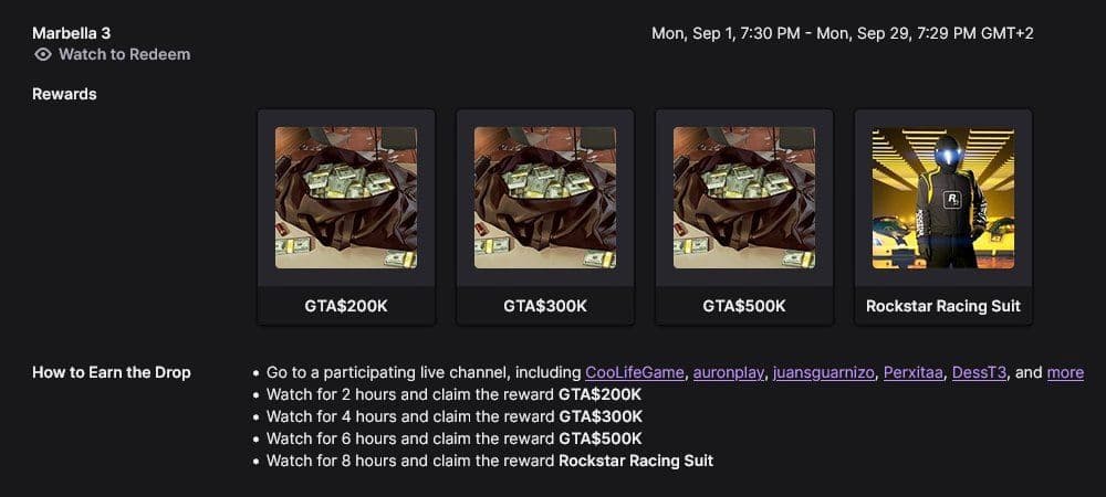 Rockstar Games и Twitch раздают 1,000,000$ в GTA Online за просмотр стримов