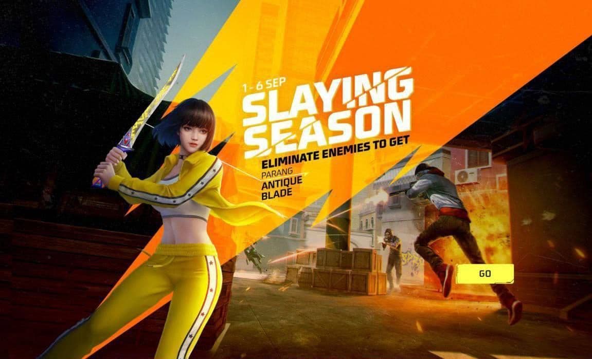 Новое событие в Free Fire: «Уничтожение врагов» с наградой — Паранг - Клинок