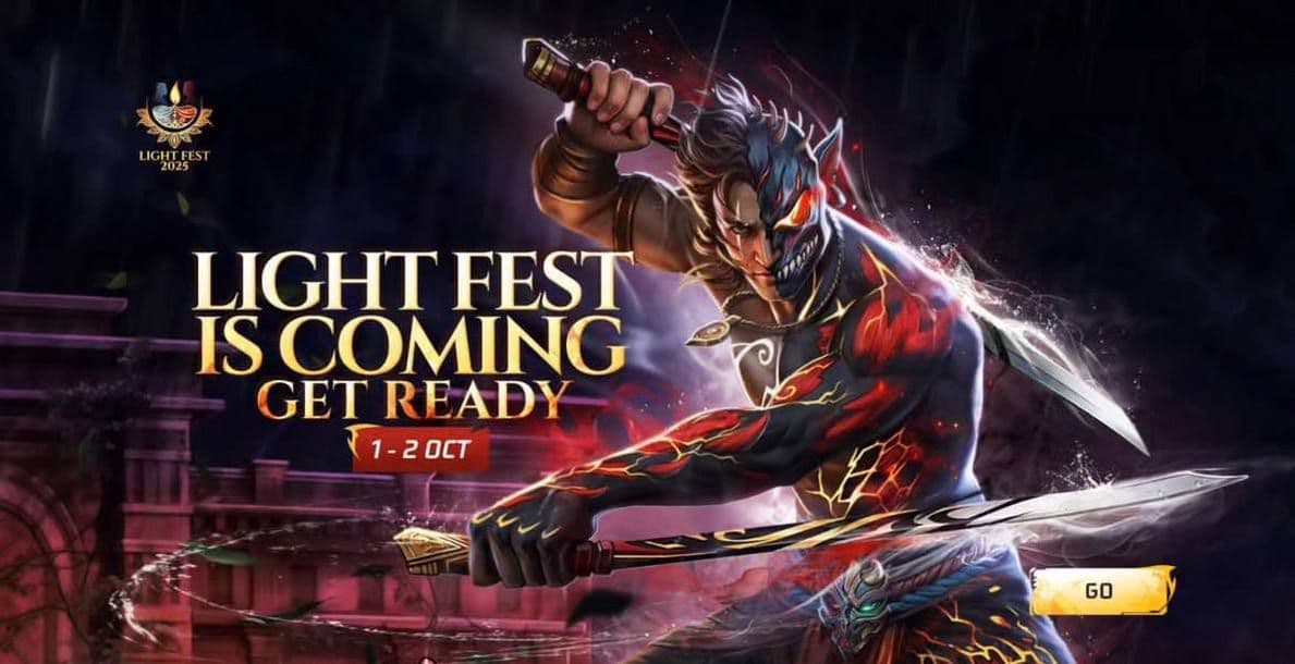 Free Fire представляет новый ивент «Light Fest» с 1 октября