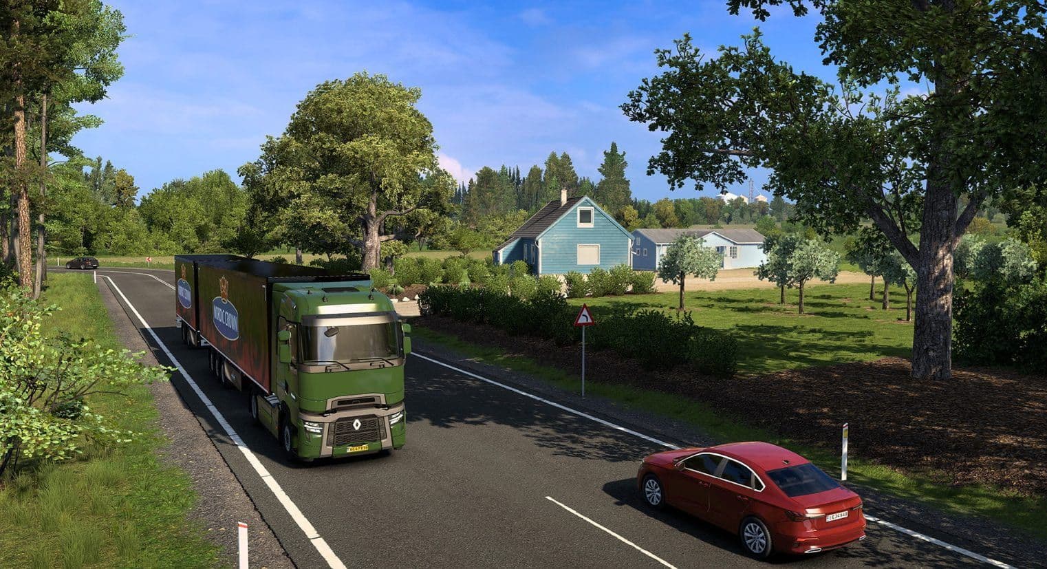 Euro Truck Simulator 2 получает бесплатное обновление с новыми дорогами Дании