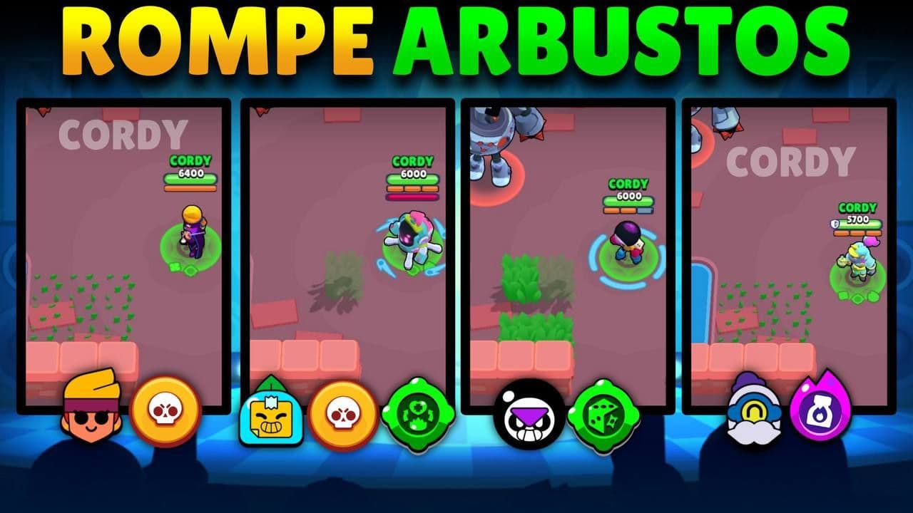 Уникальные способности бравлеров в Brawl Stars: кто может уничтожать кусты?